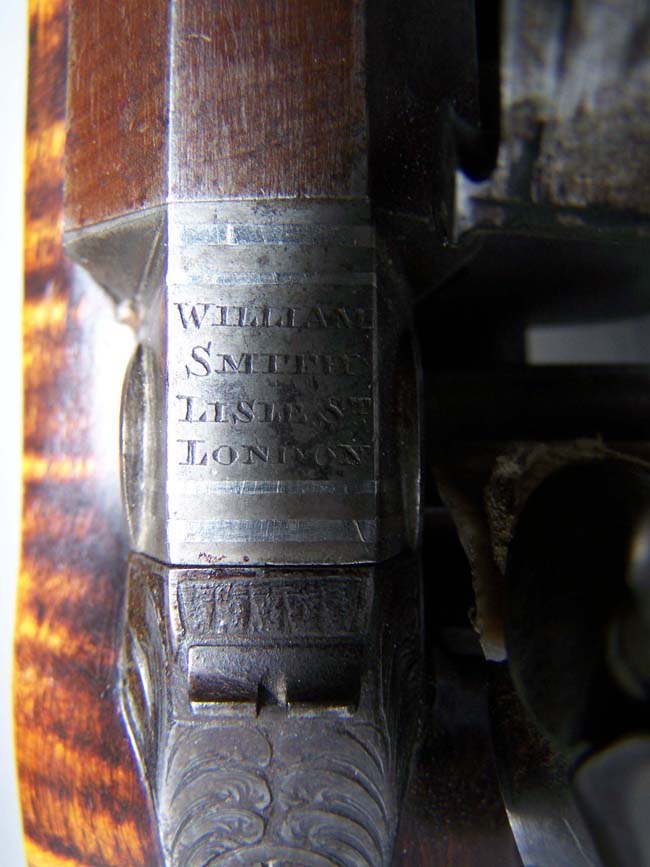An Exceptionally fine pair of English Flintlock Duelling Pistols by William Smith of London circa 1806-1816. — image 8